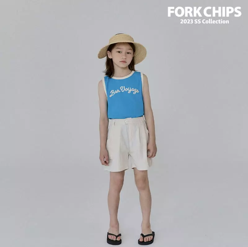 Fork Chips - Korean Children Fashion - #todddlerfashion - Trap Embrodiery Sleeveless - 6