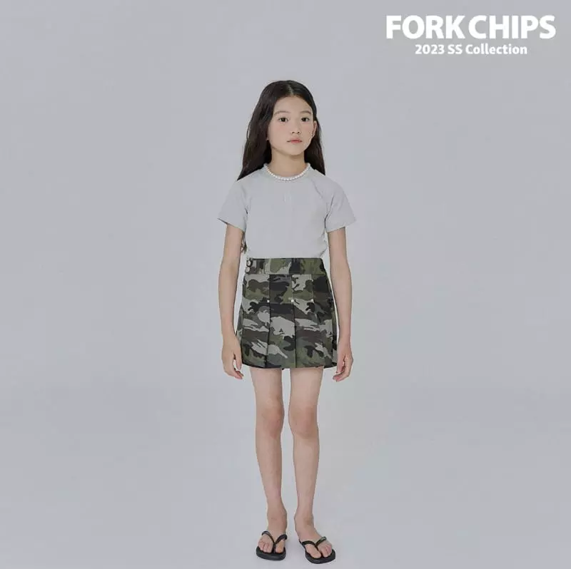 Fork Chips - Korean Children Fashion - #todddlerfashion - Sailt Tee - 8