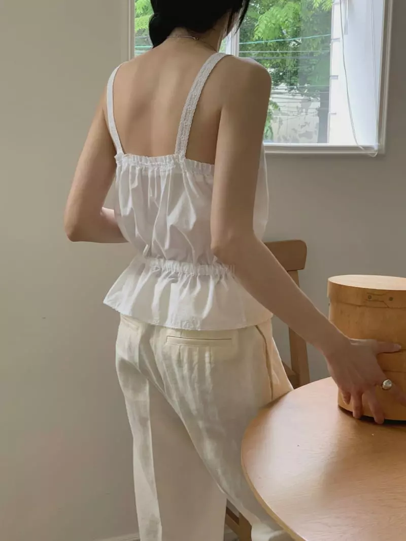 Fre - Korean Women Fashion - #momslook - French Slip Sleeveless - 5