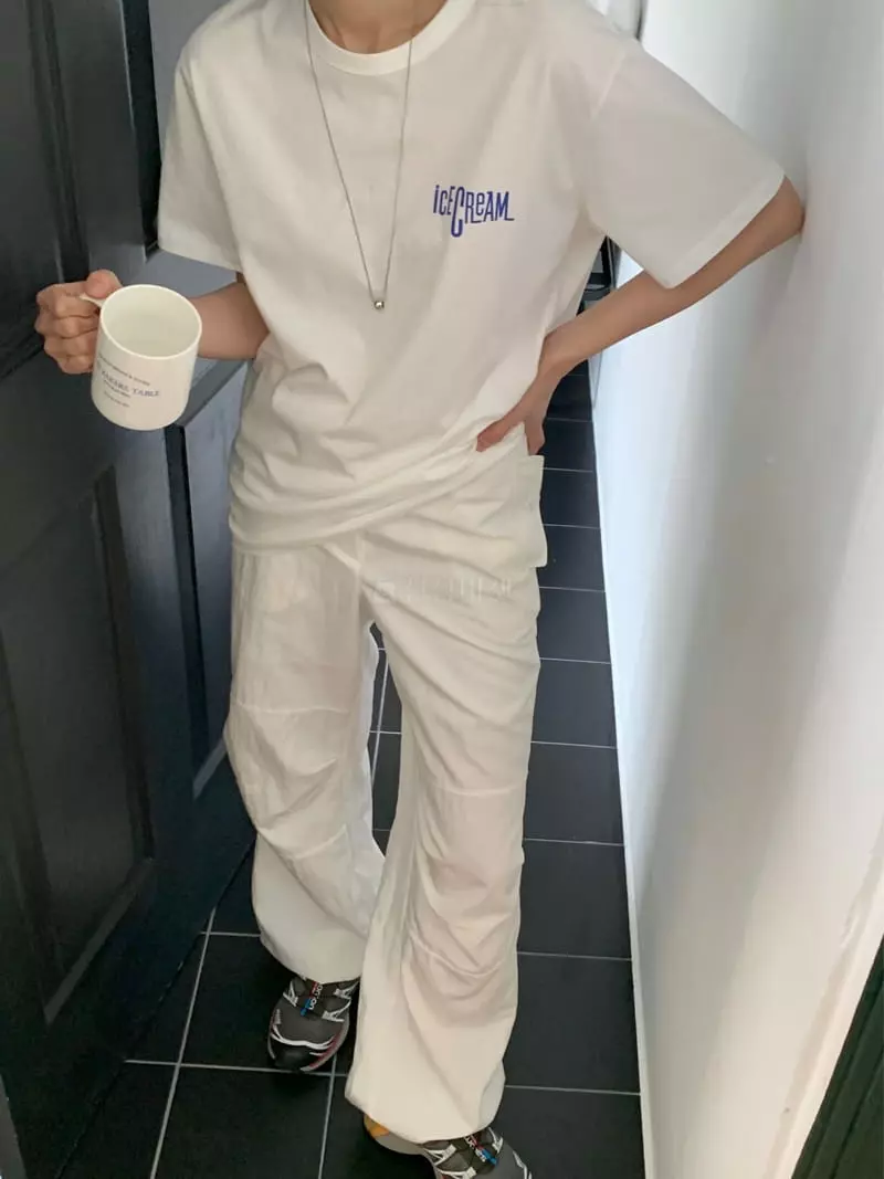 Fre - Korean Women Fashion - #momslook - Ice Cream Tee - 7