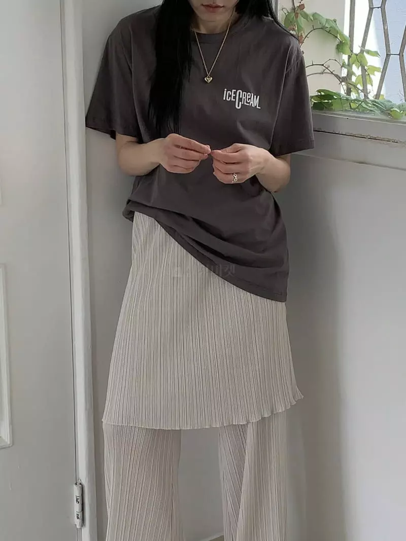 Fre - Korean Women Fashion - #womensfashion - Ice Cream Tee - 10