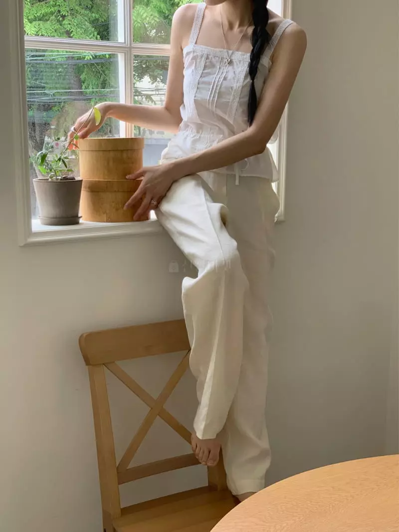 Fre - Korean Women Fashion - #womensfashion - Linen Pants - 12