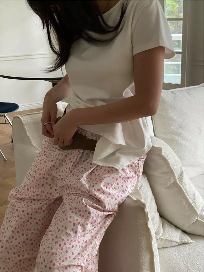 Fre - Korean Women Fashion - #momslook - Draping Tee - 4