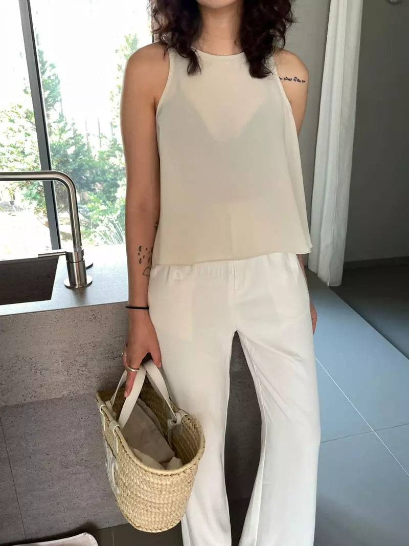 Fric - Korean Women Fashion - #vintageinspired - Elly Wholter SLeeveless - 8