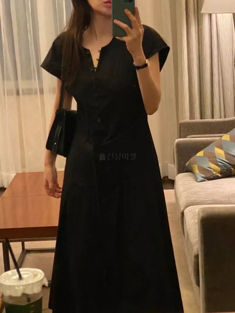 Frill - Korean Women Fashion - #momslook - Pintuck One-piece