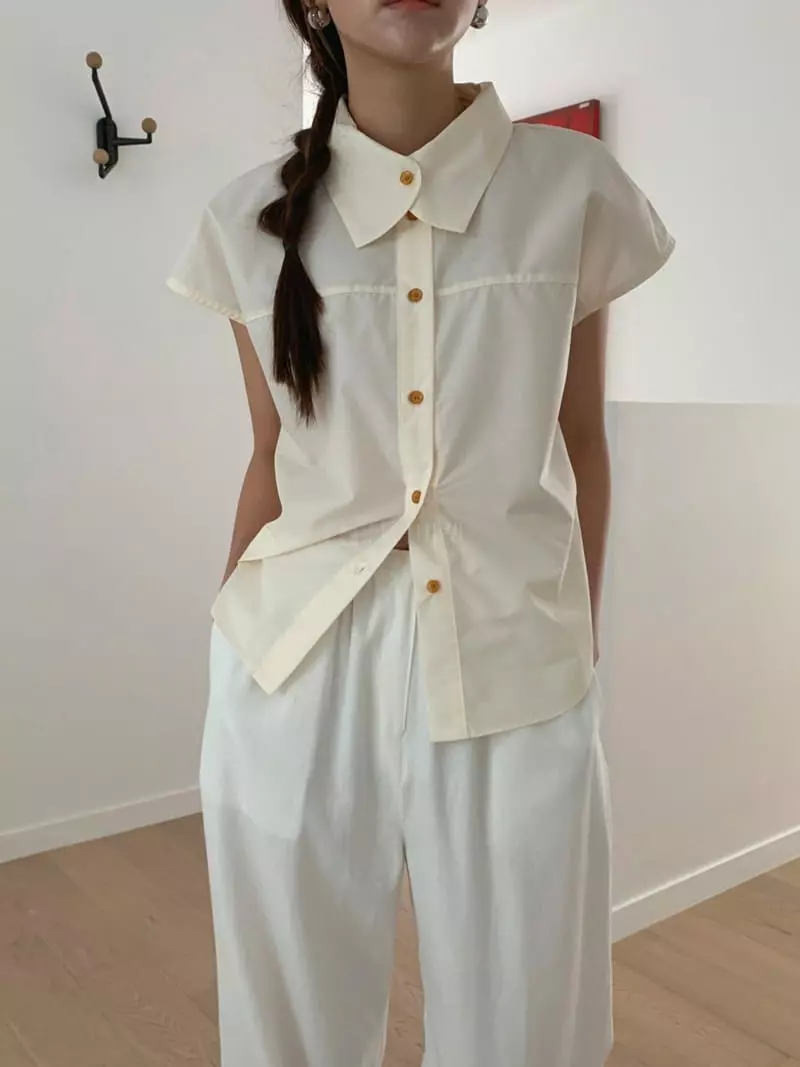 Frill - Korean Women Fashion - #vintagekidsstyle - Tokyo Blouse - 4