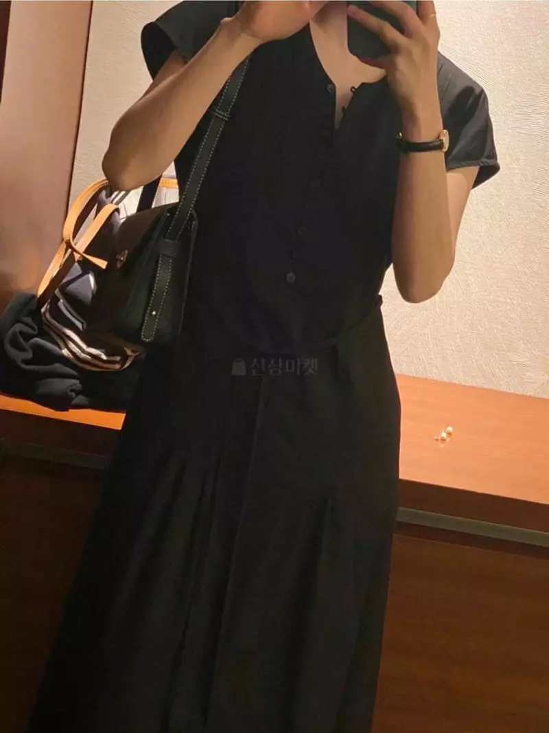 Frill - Korean Women Fashion - #restrostyle - Pintuck One-piece - 6