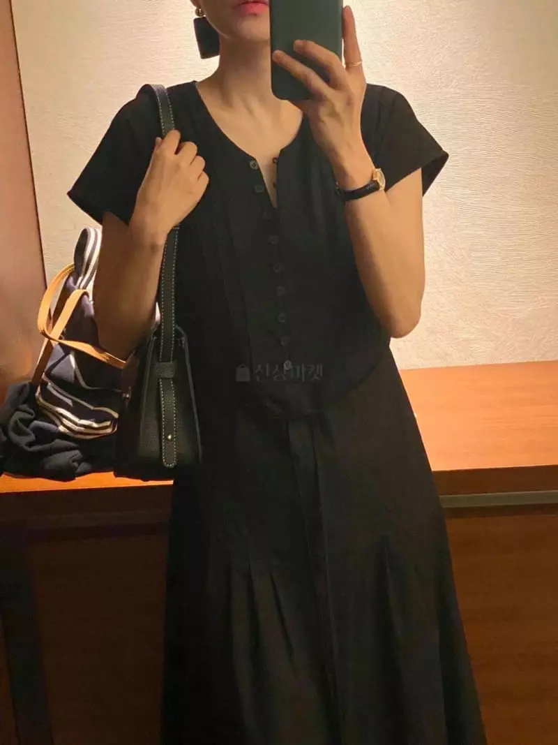 Frill - Korean Women Fashion - #shopsmall - Pintuck One-piece - 8