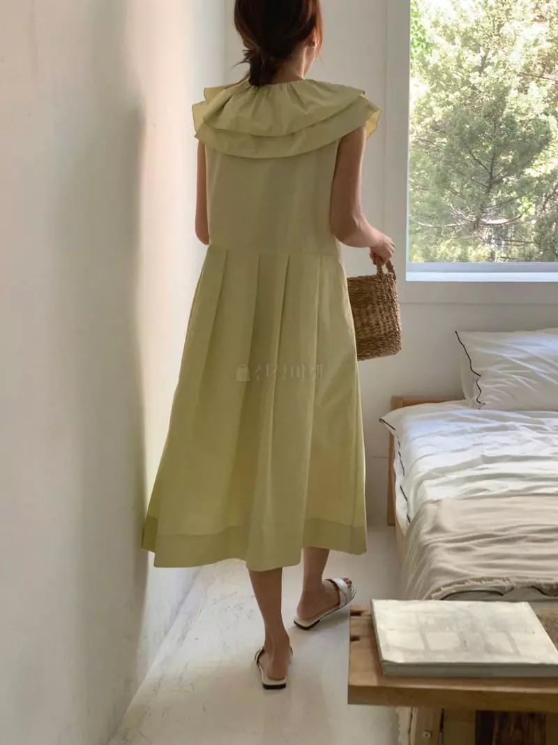 Frill - Korean Women Fashion - #thelittlethings - Poplyn One-piece - 8