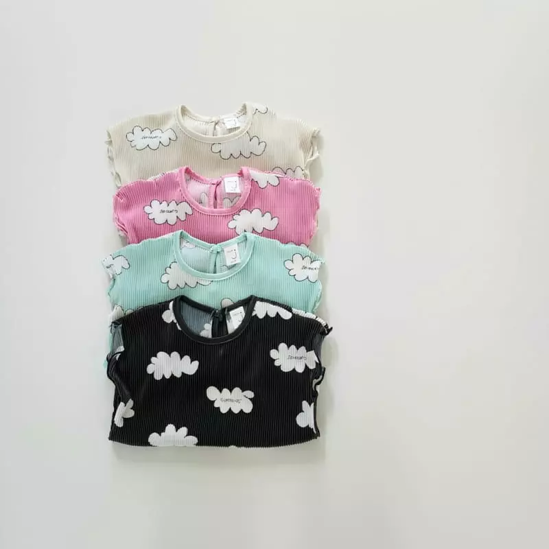 From J - Korean Baby Fashion - #babyboutique - Cloud Pleats Bodysuit - 10