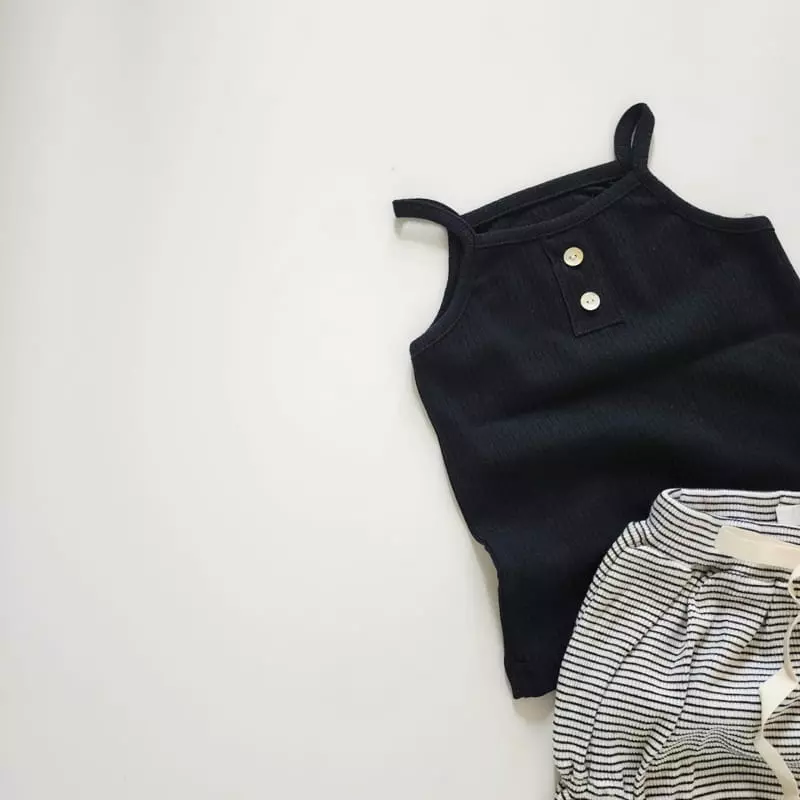 From J - Korean Baby Fashion - #babyboutiqueclothing - Bloomer Sleeveless Top Bottom Set - 9