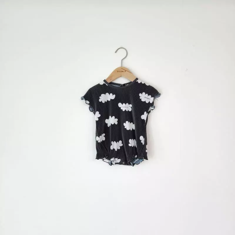 From J - Korean Baby Fashion - #babyootd - Cloud Pleats Bodysuit - 4