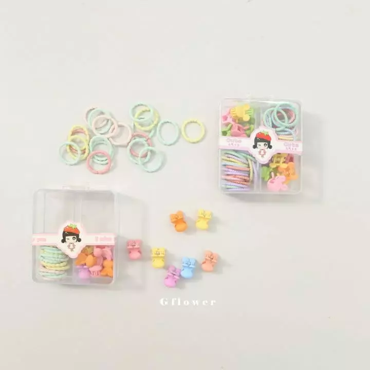 G Flower - Korean Children Fashion - #kidzfashiontrend - Mini Ring Hairring Set - 12