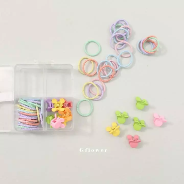 G Flower - Korean Children Fashion - #toddlerclothing - Mini Ring Hairring Set - 3