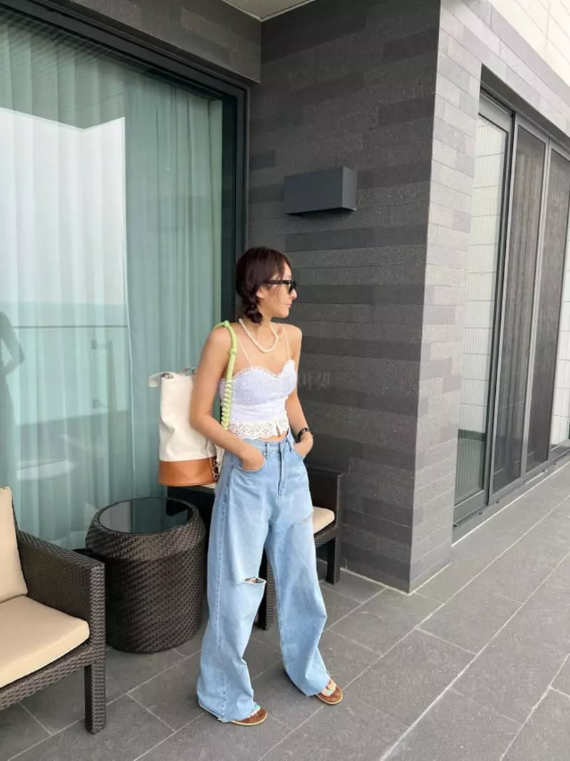 Garden Women - Korean Women Fashion - #momslook - Lace Top