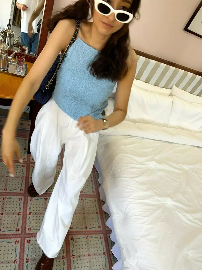 Garden Women - Korean Women Fashion - #momslook - Straberry Wide Pants - 12