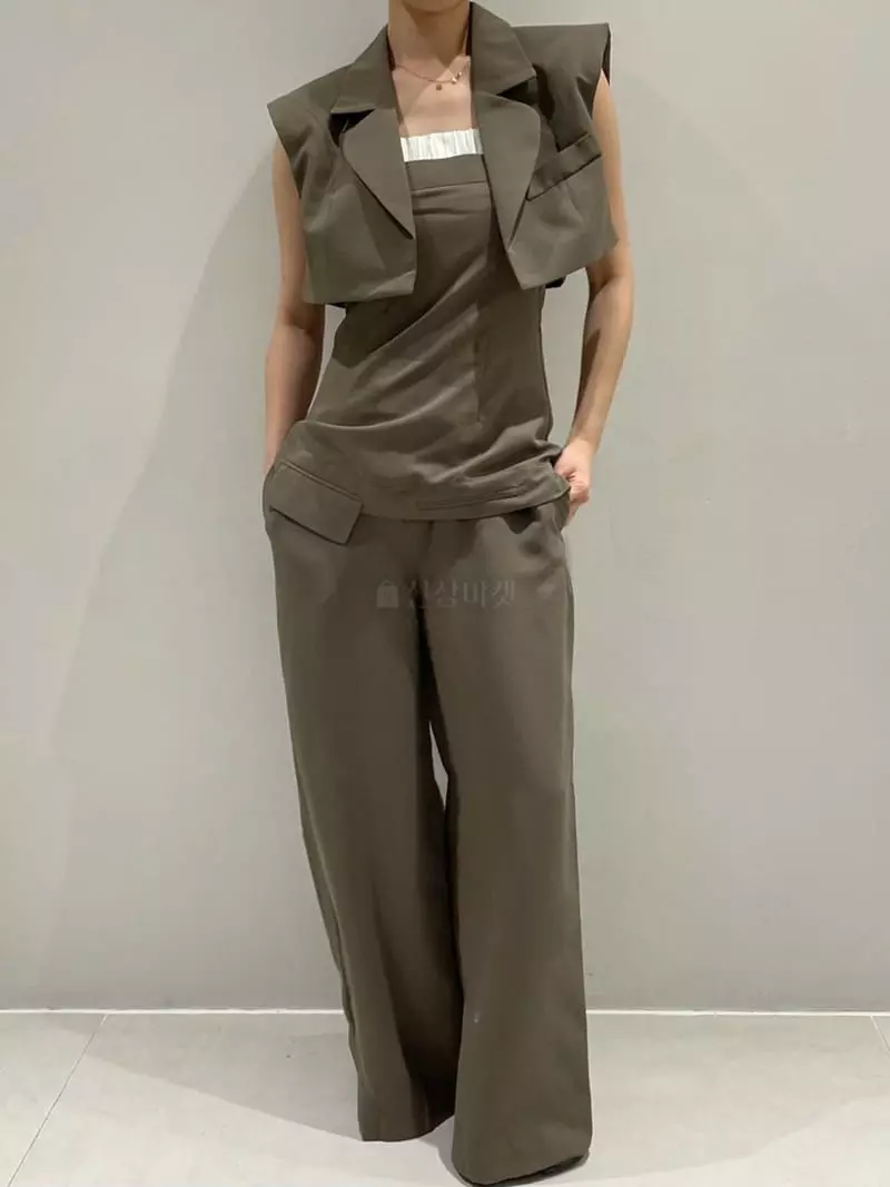 Garden Women - Korean Women Fashion - #romanticstyle - Crop Vest