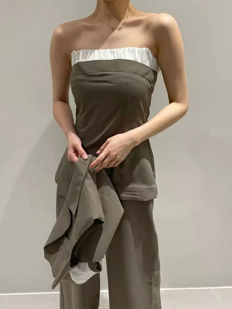 Garden Women - Korean Women Fashion - #womensfashion - Layered Jumpsuit