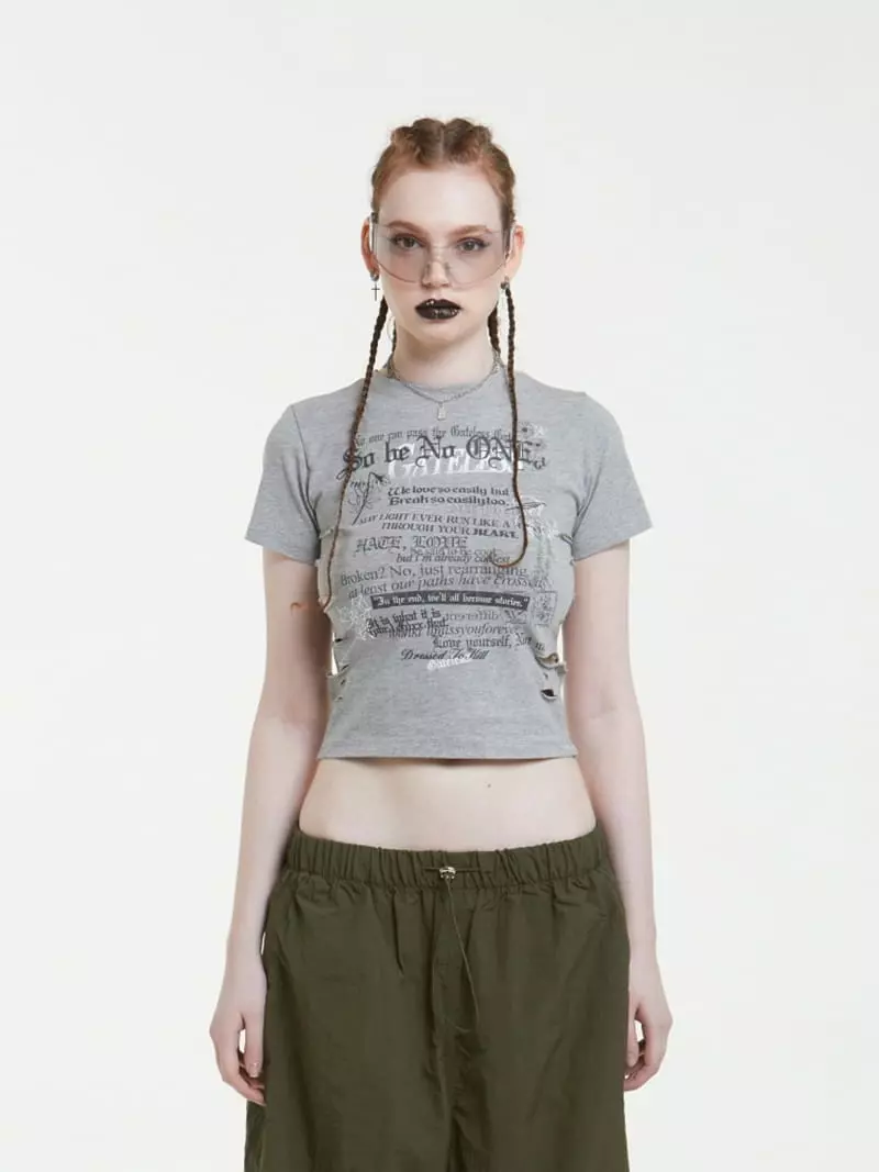 Gateless - Korean Women Fashion - #momslook - Snap Tee - 10