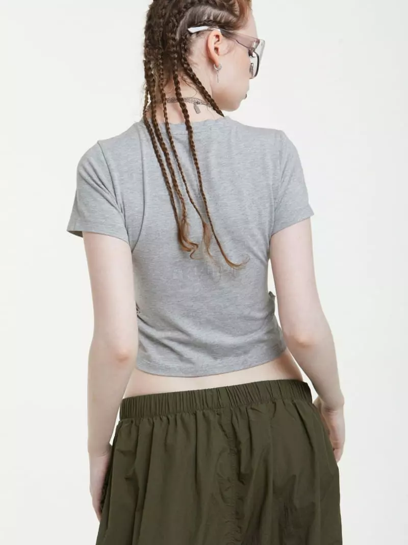 Gateless - Korean Women Fashion - #momslook - Snap Tee - 12