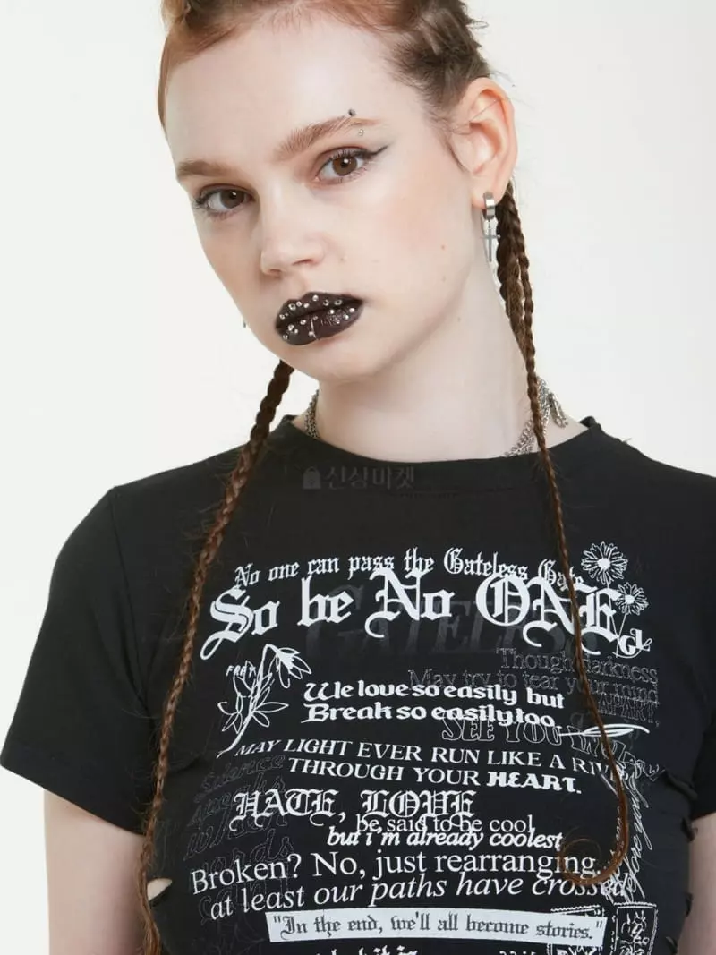 Gateless - Korean Women Fashion - #womensfashion - Snap Tee - 3