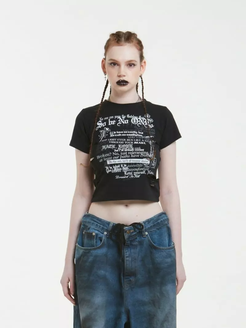 Gateless - Korean Women Fashion - #womensfashion - Snap Tee - 9