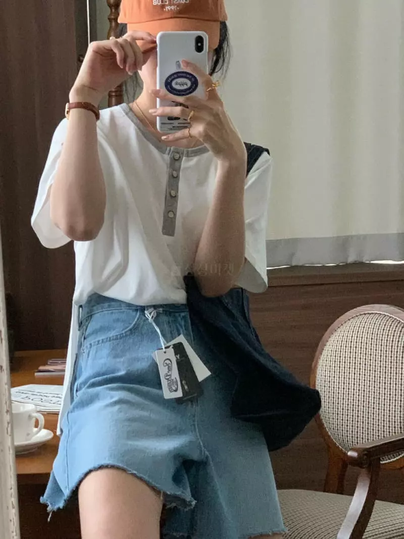 Giggle - Korean Women Fashion - #momslook - Loose Fit Tee - 9