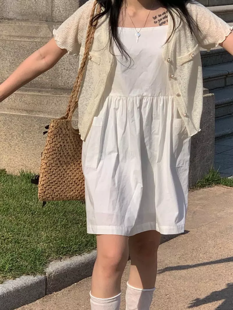 Giggle - Korean Women Fashion - #momslook - Pearl Candy Cardigan - 8