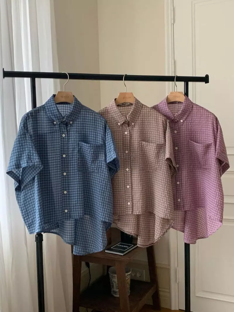 Giggle - Korean Women Fashion - #momslook - Cambel Shirt - 3