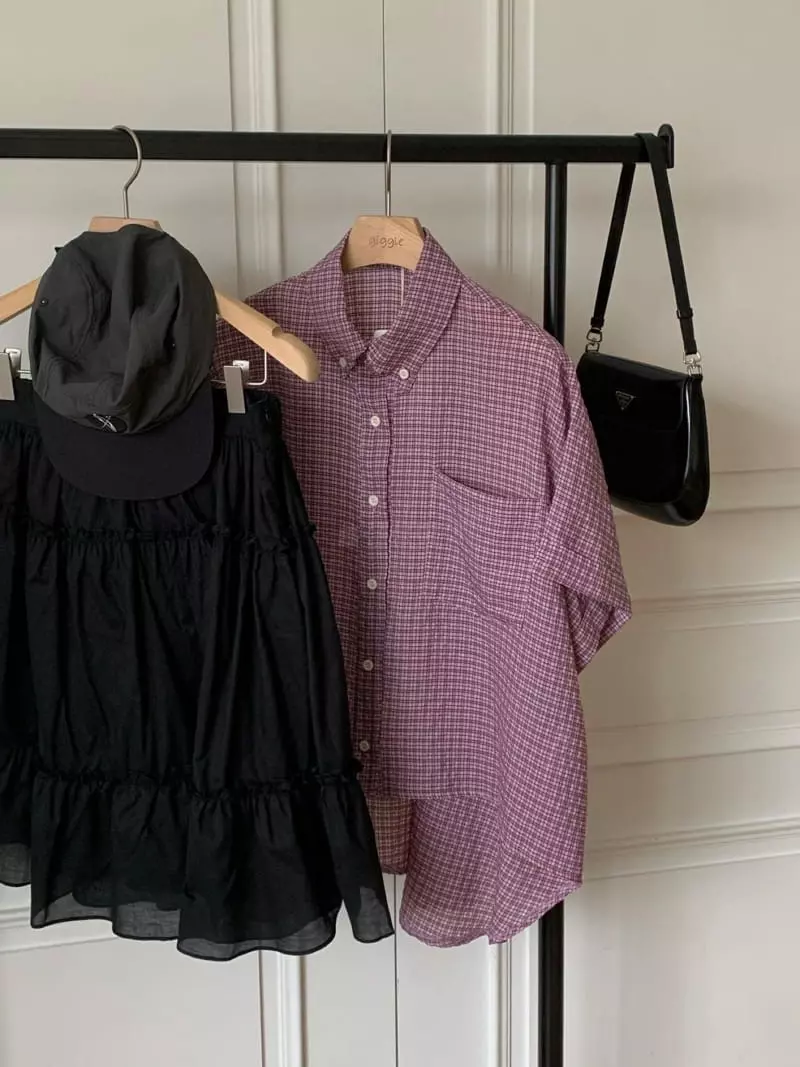 Giggle - Korean Women Fashion - #momslook - Cambel Shirt - 7