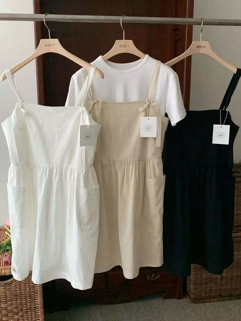 Giggle - Korean Women Fashion - #momslook - Pocket One-piece