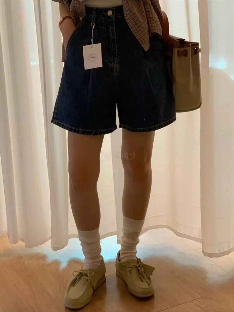 Giggle - Korean Women Fashion - #momslook - Le Denim Shorts - 7
