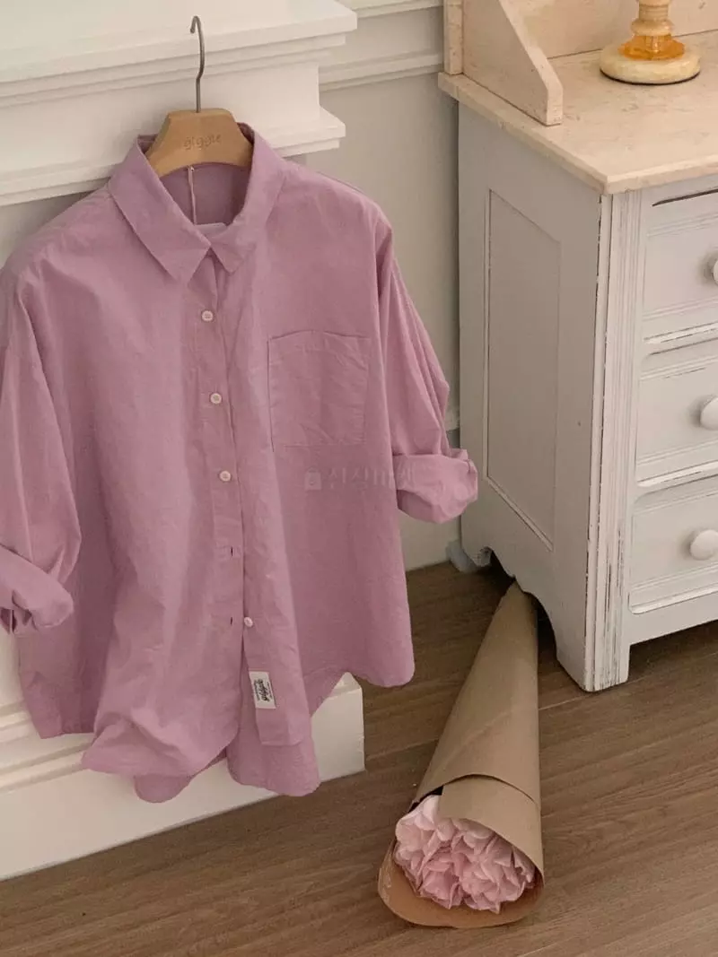 Giggle - Korean Women Fashion - #thelittlethings - Loose Fit Summer Shirt - 4