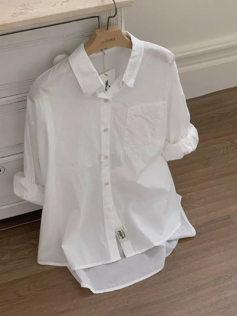Giggle - Korean Women Fashion - #momslook - Loose Fit Summer Shirt - 6