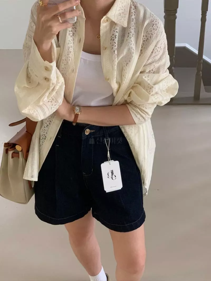 Giggle - Korean Women Fashion - #pursuepretty - Lace Shirt - 4