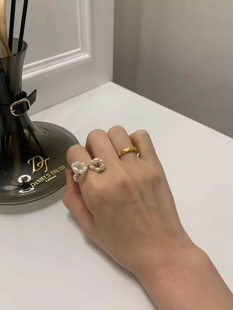 Giggle - Korean Women Fashion - #romanticstyle - Pearl Ring - 2