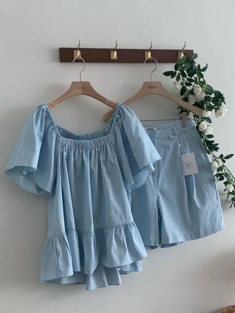 Giggle - Korean Women Fashion - #shopsmall - Shirring Blouse - 12