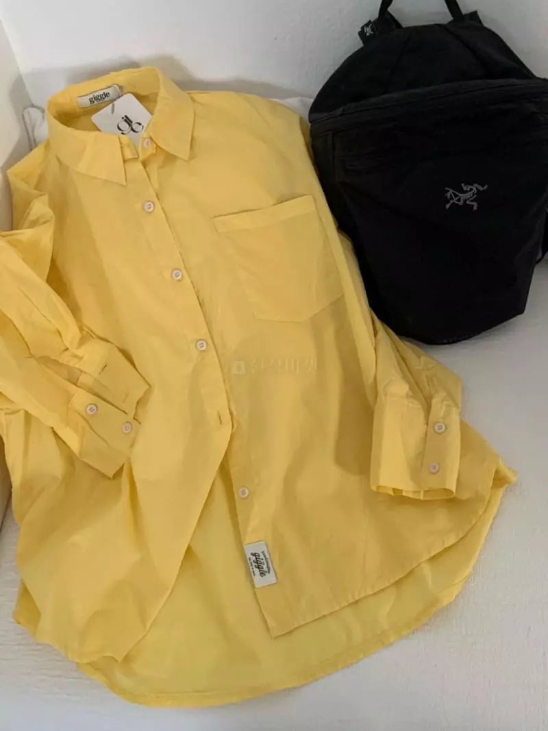 Giggle - Korean Women Fashion - #thelittlethings - Loose Fit Summer Shirt - 3