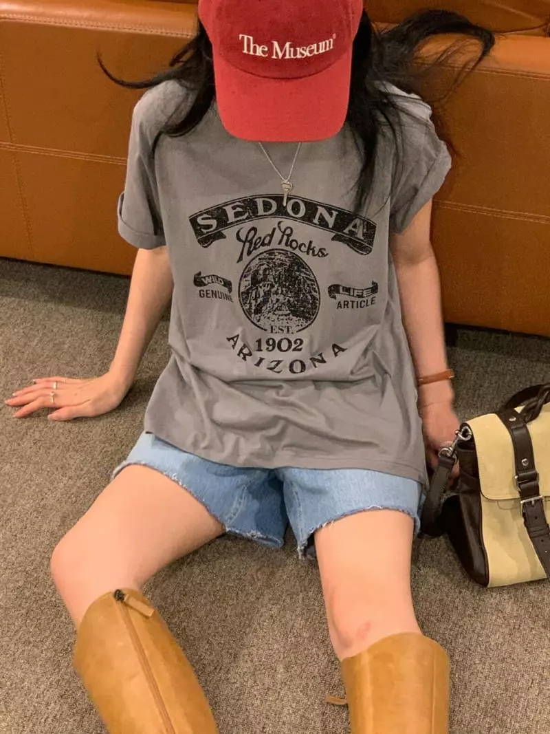 Giggle - Korean Women Fashion - #vintageinspired - Vintage Tee - 9