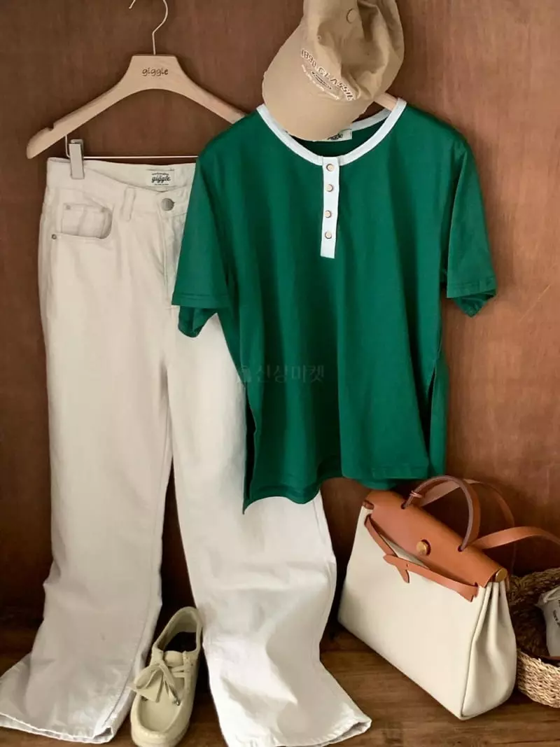 Giggle - Korean Women Fashion - #womensfashion - Loose Fit Tee - 6