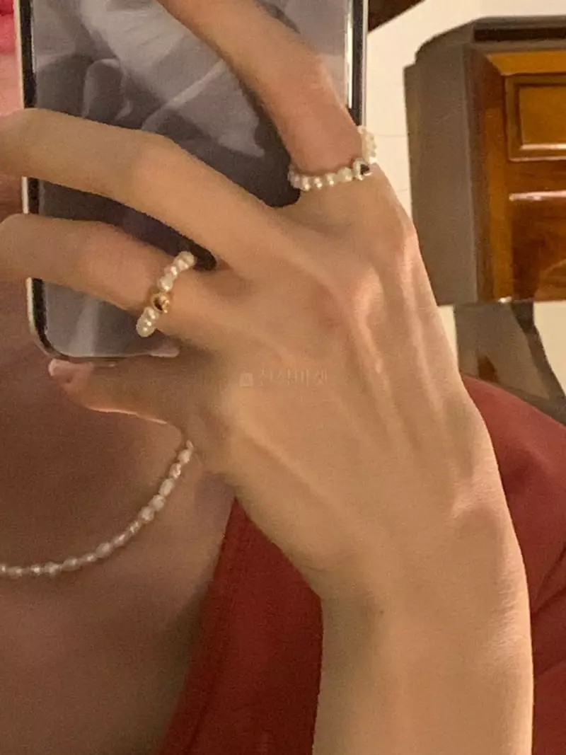 Giggle - Korean Women Fashion - #womensfashion - Pearl Heart Ring - 2
