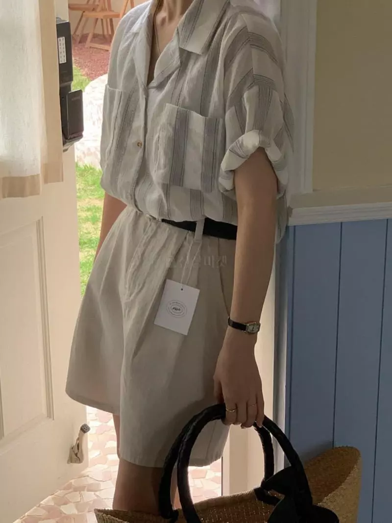Giggle - Korean Women Fashion - #womensfashion - Hao Stripes Shirt - 3
