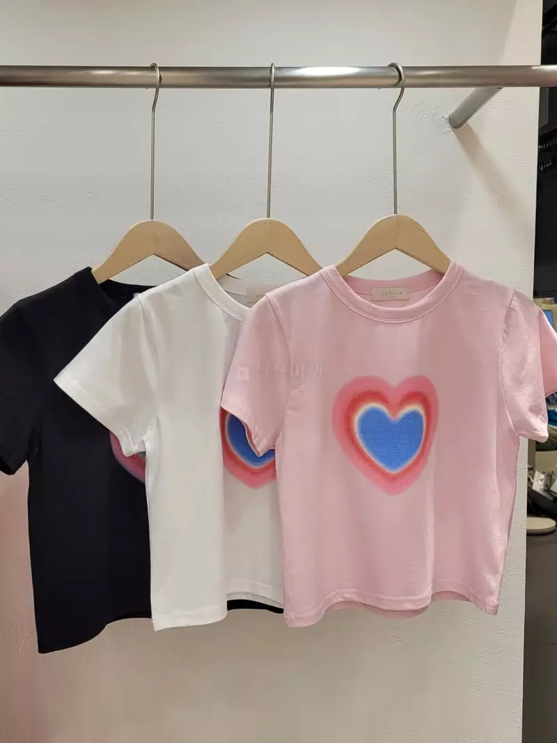 Goblin - Korean Women Fashion - #thatsdarling - Gra Heart Tee - 9
