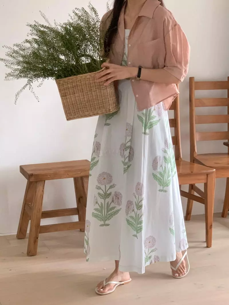 Gracia - Korean Women Fashion - #momslook - Flower One-piece - 12