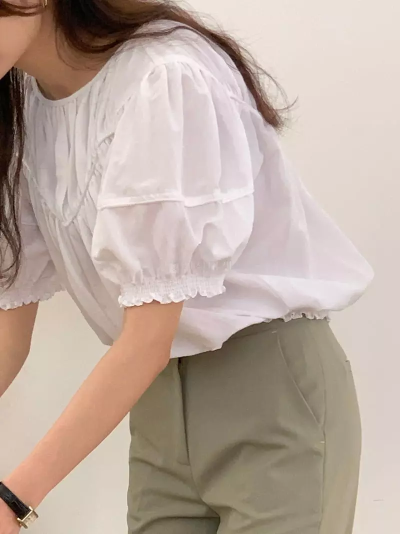 Gracia - Korean Women Fashion - #momslook - Talking Blouse - 11