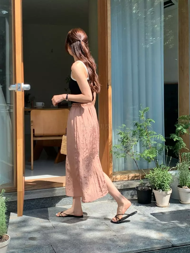 Gracia - Korean Women Fashion - #pursuepretty - Cream Skirt - 2