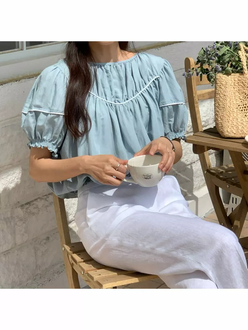 Gracia - Korean Women Fashion - #pursuepretty - Talking Blouse - 4