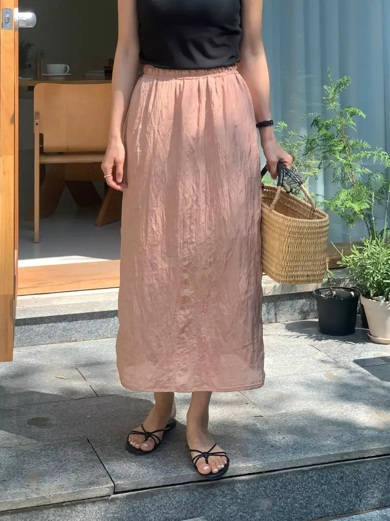 Gracia - Korean Women Fashion - #restrostyle - Cream Skirt - 3