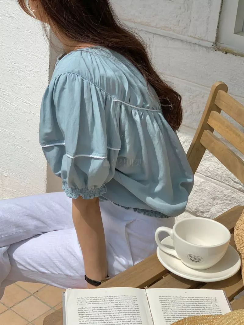 Gracia - Korean Women Fashion - #romanticstyle - Talking Blouse - 5