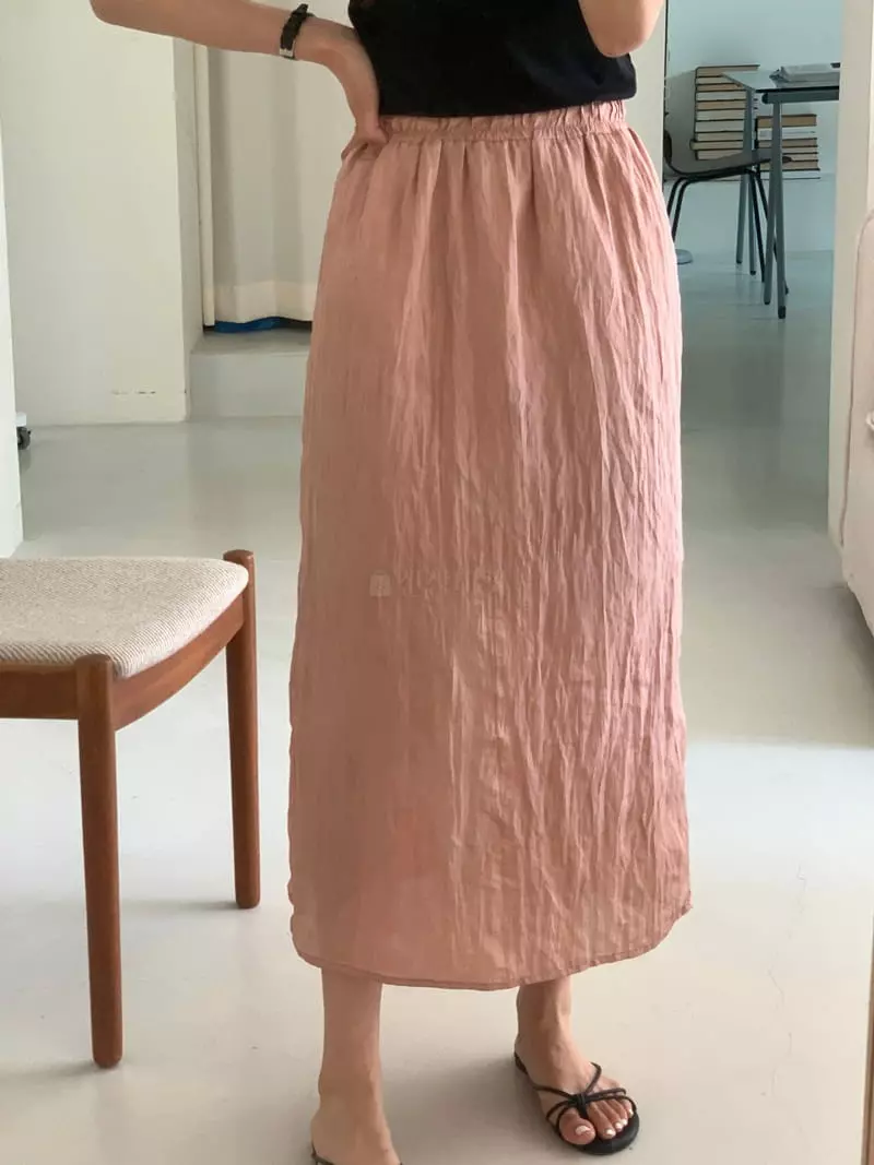 Gracia - Korean Women Fashion - #shopsmall - Cream Skirt - 5